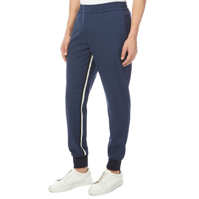 PAUL SMITH Navy Drawcord Trousers