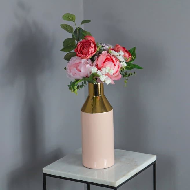 Native Home & Lifestyle Pink Gold Stem Vase