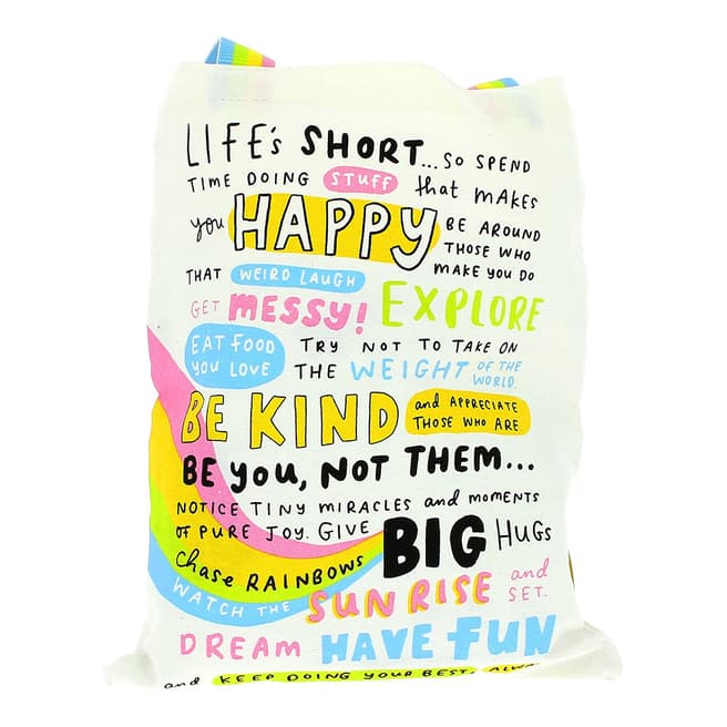 The Happy News Canvas Tote Bag