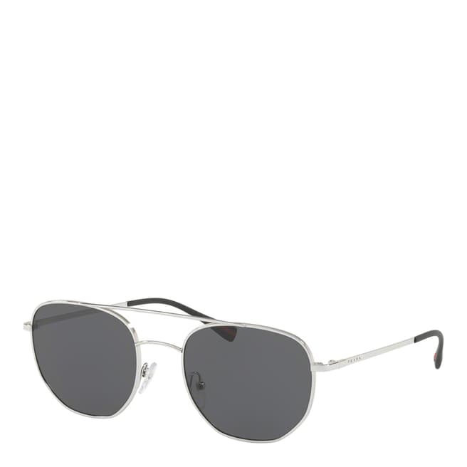Prada Men's Silver Prada Sunglasses 53mm