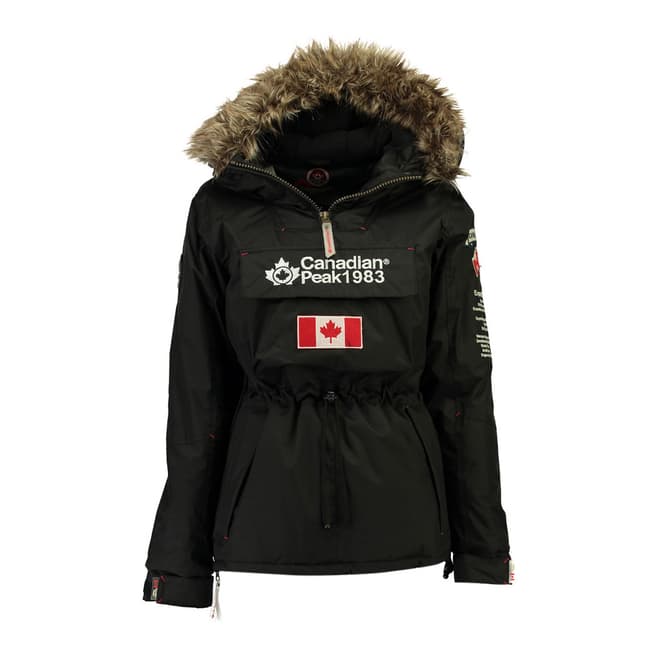 Canadian Peak Black Banella Pull Over Jacket  