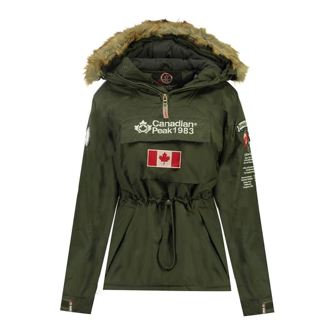 Canadian Peak Kaki Banella Pull Over Jacket  