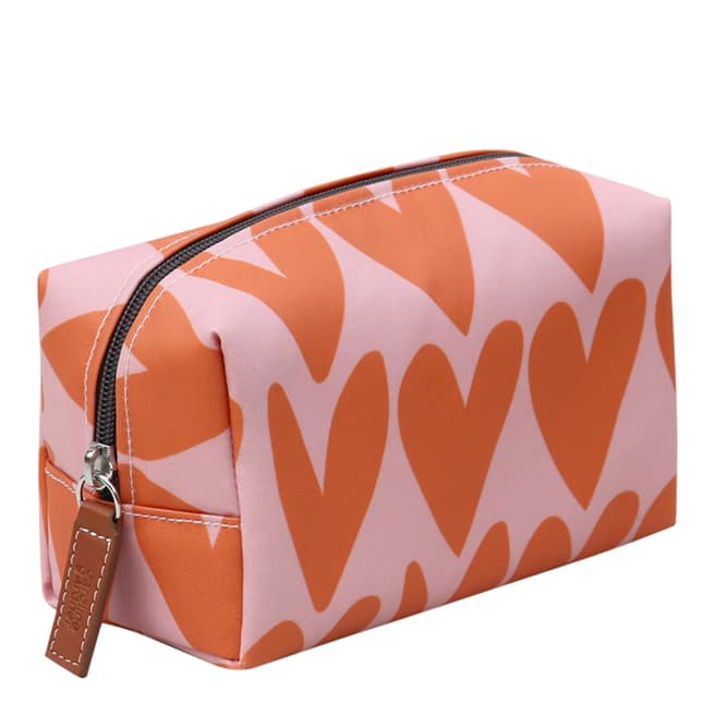 Caroline Gardner Hearts Cube Cosmetic Bag