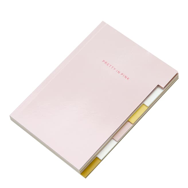 Caroline Gardner Multi Tab Notebook - Pink