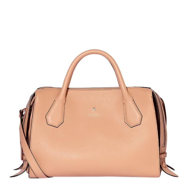 Modalu Dusky Pink Leather Grab Bag