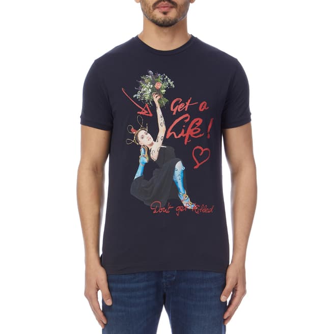 Vivienne Westwood Navy Peru T-Shirt