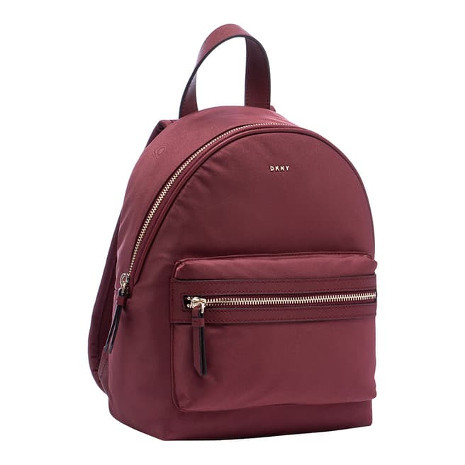 DKNY Blood Red Casey Medium Backpack