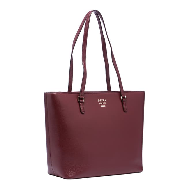 DKNY Blood Red Whitney Large Tote