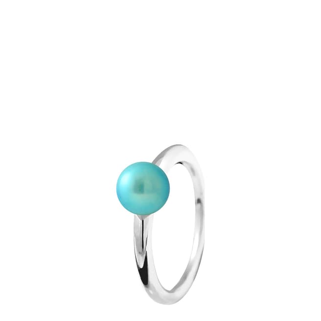 Manufacture Royale Silver/Turquoise Pearl Ring