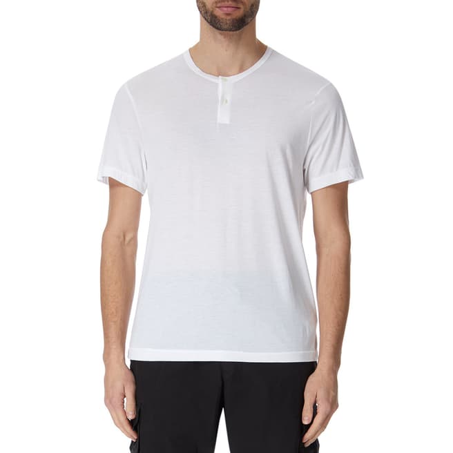 James Perse Cotton Poly S/S Henley