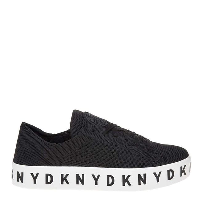 DKNY Black Banson Textile Sneakers