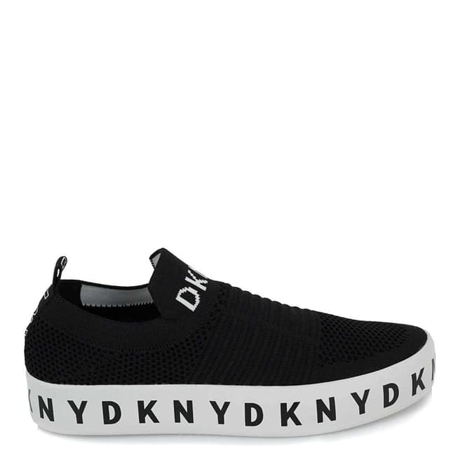 DKNY Black Brea Slip On Platform Sneakers