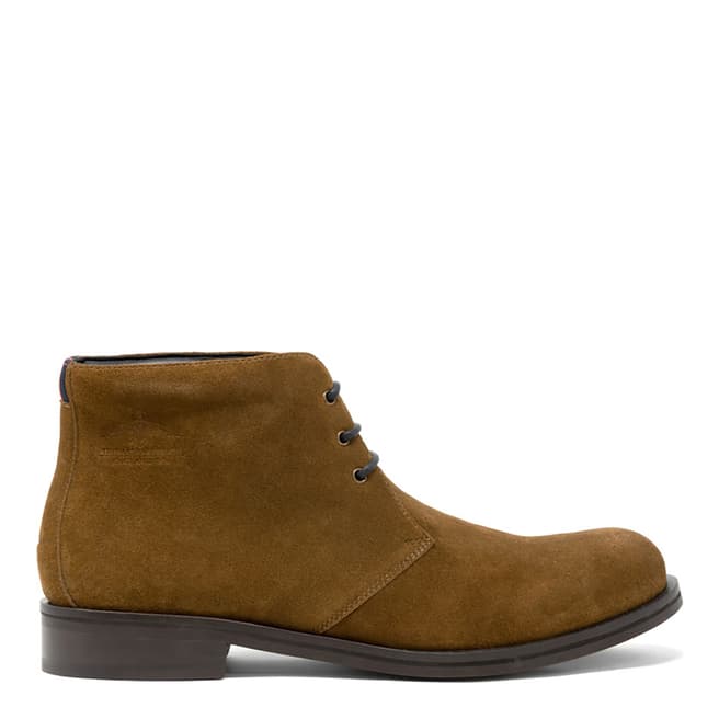 Thomas Partridge Tan Suede Digby Boots