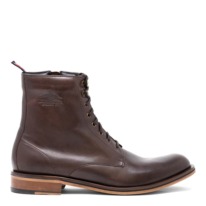 Thomas Partridge Brown Leather Linton Boots