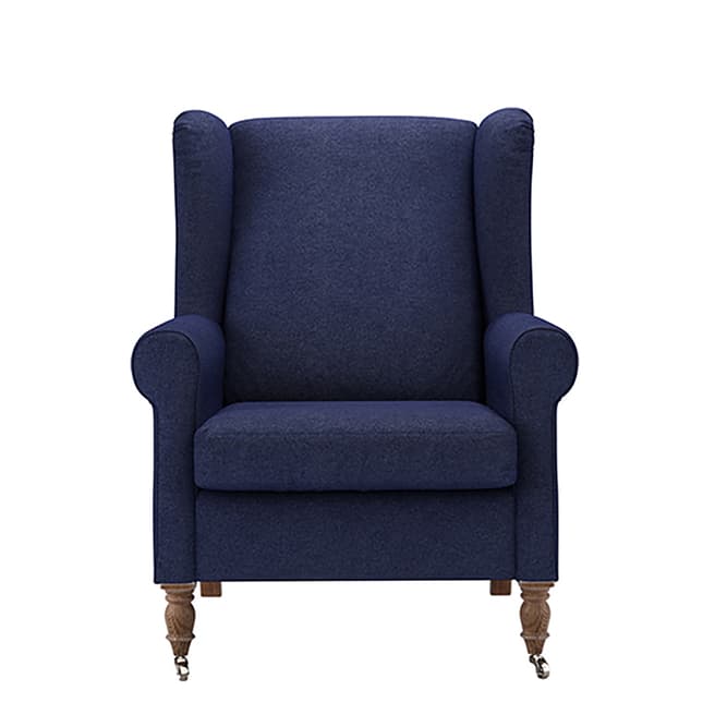 sofa.com Duke Armchair in Woad Soft Wool
