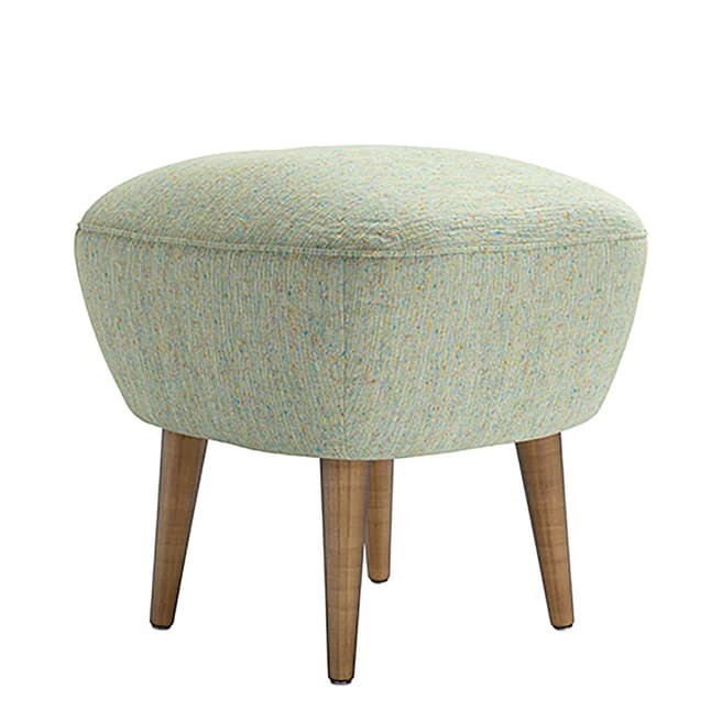 sofa.com Percy Small Square Footstool in Citrine Speckle