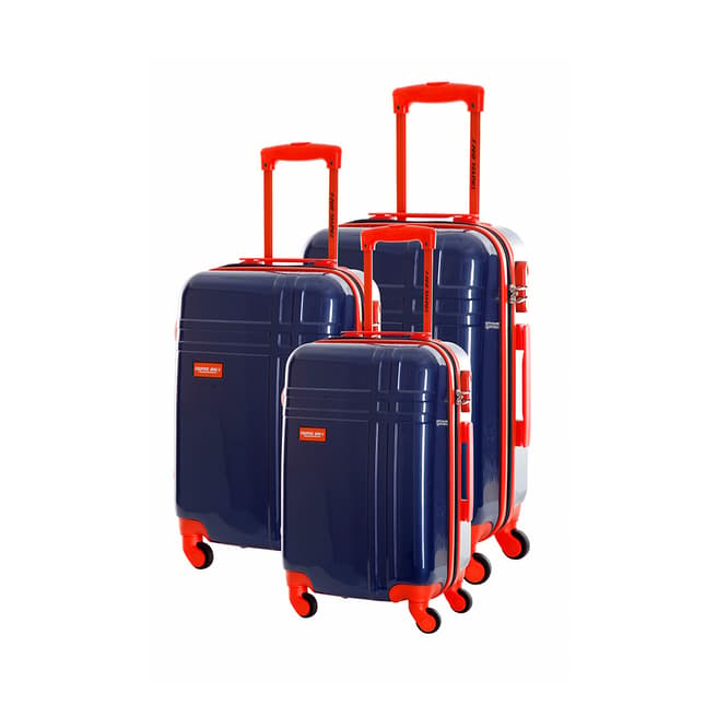 Travel One Marine Blue Broadwood 8 Wheel Suitcase S/M/L 
