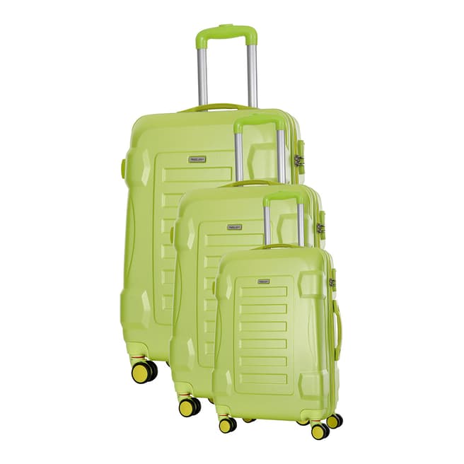 Travel One Green Linden 8 Wheel Suitcase S/M/L 