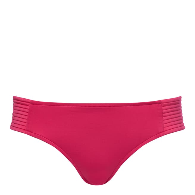 Seafolly Persian Pink Quilted Side Retro Brief