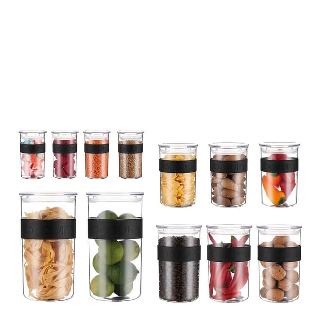 Bodum Set of 12 PRESSO Storage Jars