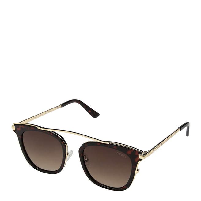 Guess Women's Brown/Gold Guess Sunglasses 51mm