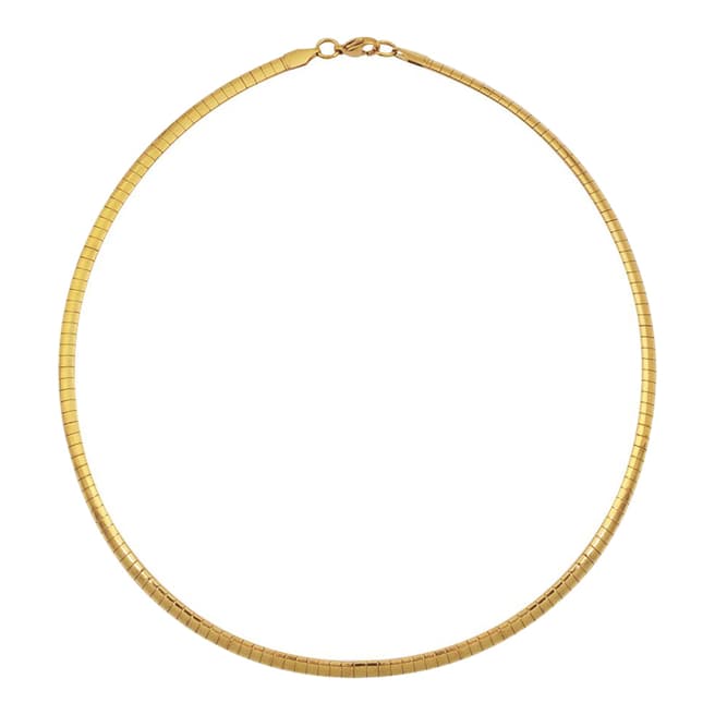 Chloe Collection by Liv Oliver 18K Gold Plated Omega Necklace