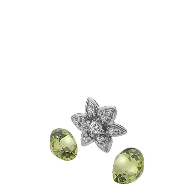 Anais Paris by Hot Diamonds Flower Charm with Peridot Cabochons