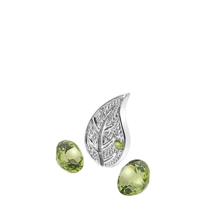 Anais Paris by Hot Diamonds Silver Earth Charm with Peridot stones
