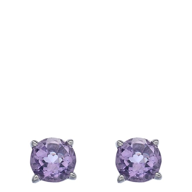 Anais Paris by Hot Diamonds Amethyst Gemstone Earrings
