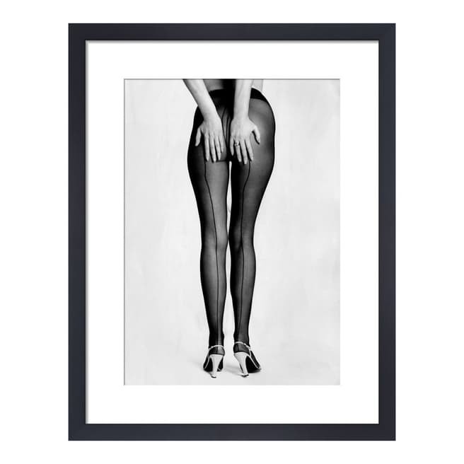 Mirrorpix Chris Maxey's Legs In Tights, 1976 36x27.9cm Framed Print
