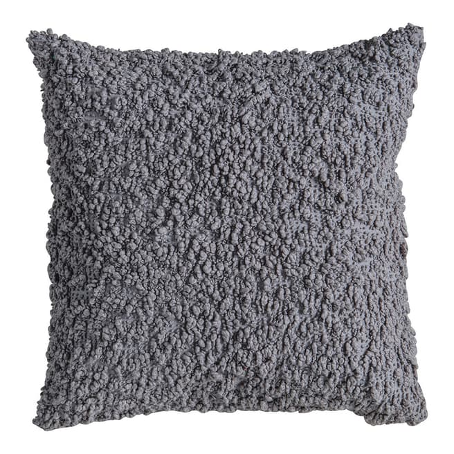 Gallery Living Cotton Boucle Cushion Grey 550x550mm