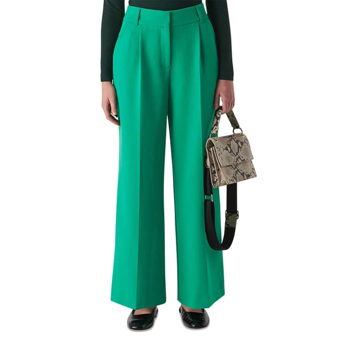 WHISTLES Green Ash Stretch Trousers