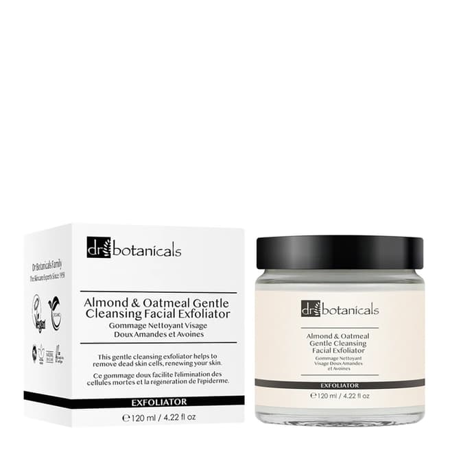 Dr. Botanicals ALMOND & OATMEAL CLEANSING EXFOLIATOR 120ml