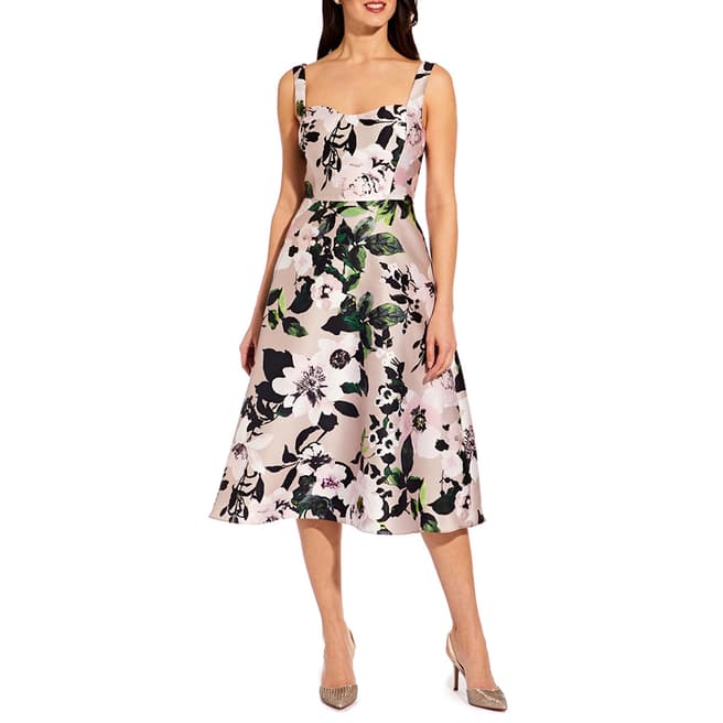 Adrianna Papell Multo Floral Printed Dress