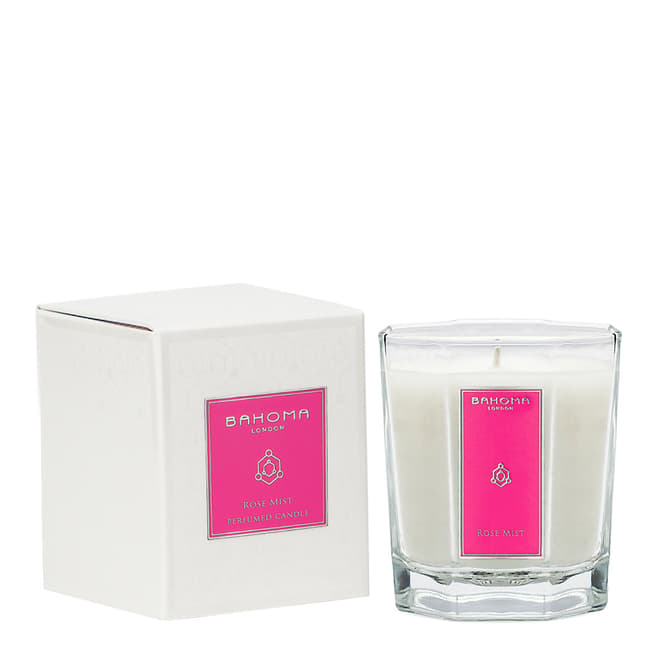 Bahoma White Collection Candle, Rose Mist