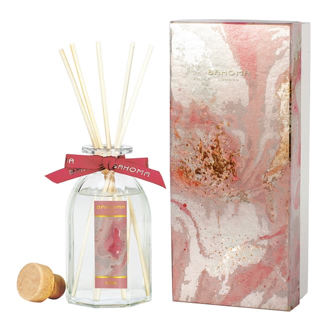 Bahoma On The Rocks Summertime Diffuser 200ml, Coral