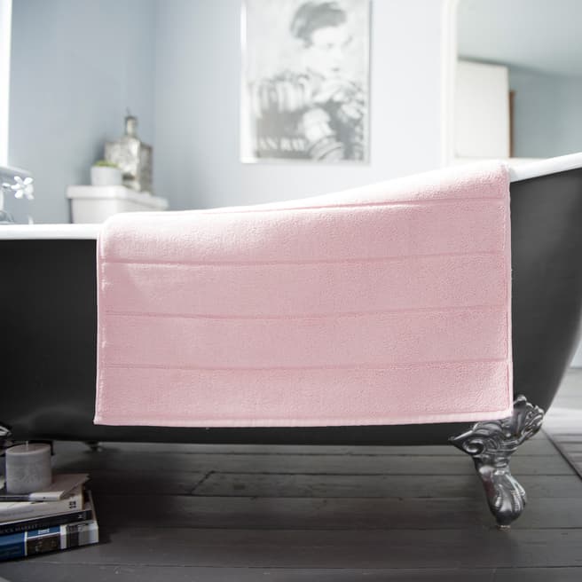 Deyongs Spa 55x90cm Combed Cotton Bath Mat, Pink