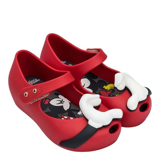 Mini Melissa Red Heart Mini Disney Ultragirl Love Shoe