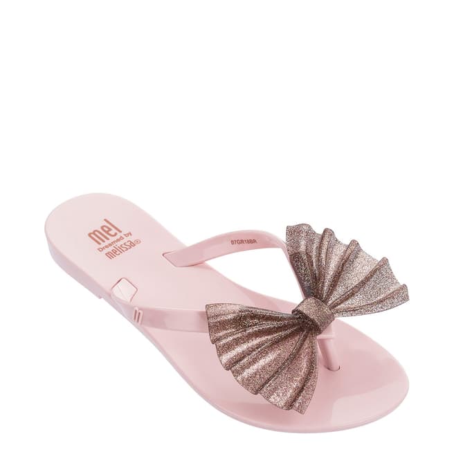 Mini Melissa Rose Kids Harmonic Fan Shimmer Sandals