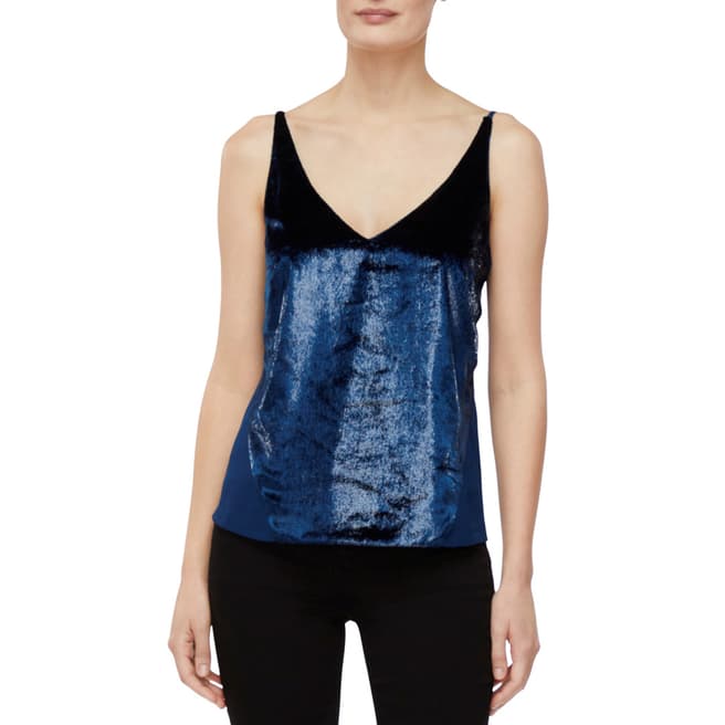 J Brand Navy Lucy Cami Top
