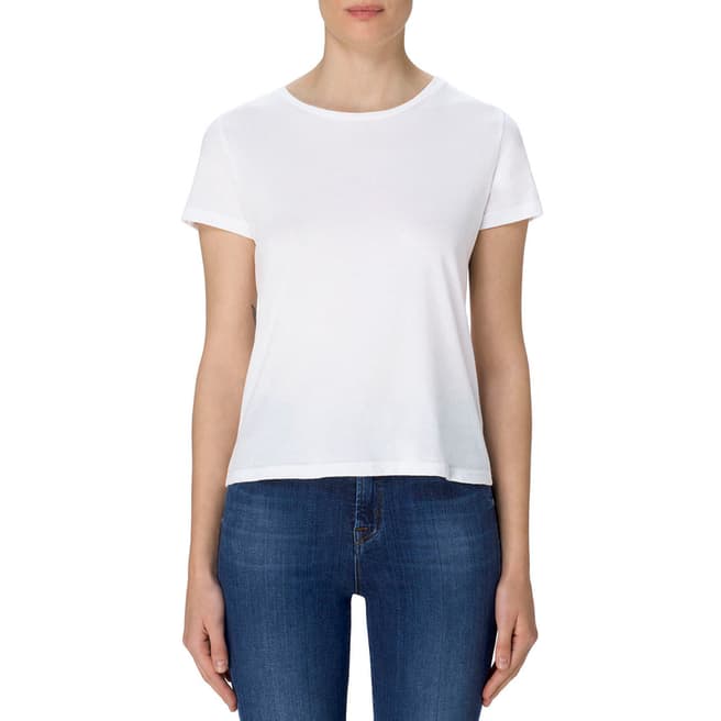 J Brand White 811 Cotton T-Shirt
