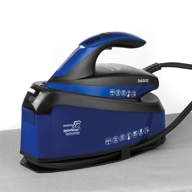 Beldray Steam Station Optimal Temperature Iron with Ceramic Soleplate, 3000W