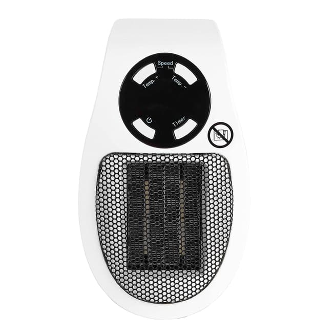 Beldray White Compact Plug-in Heater, 450W