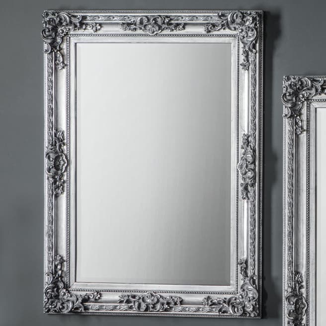 Gallery Living Alonso Rectangle Mirror in Silver 