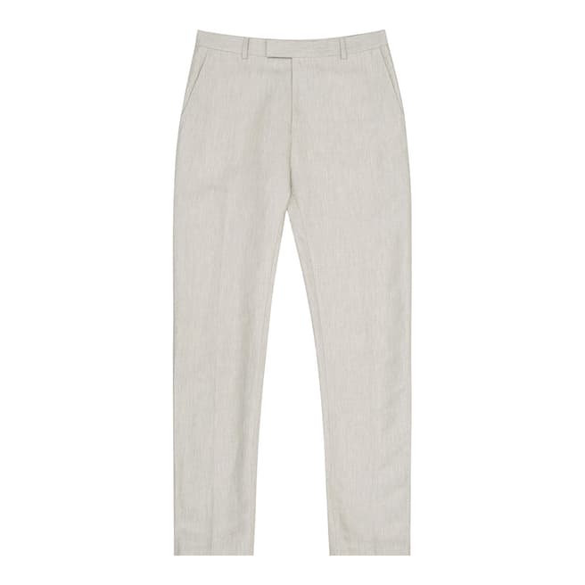 Reiss Natural Chilwa Slim Suit Trousers