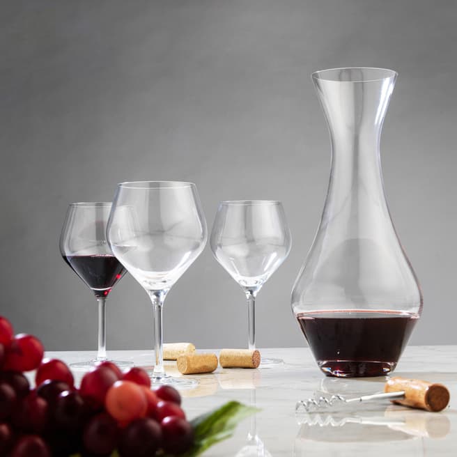 Schott Zwiesel 7 Piece Audience Burgundy Glasses & Wine Decanter