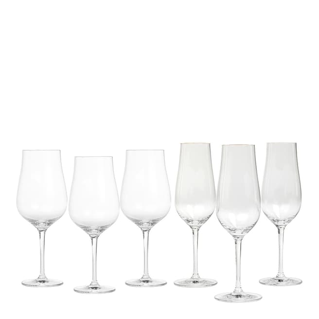 Schott Zwiesel 12 Piece Concerto Champagne Flutes & White Wine Glasses