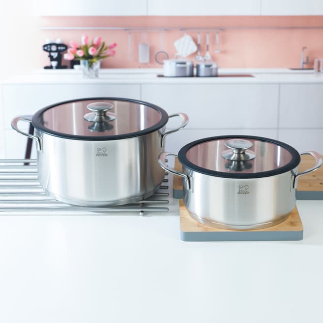 Peugeot 2 Piece Stainless Steel Cooking Pots Set