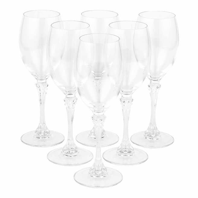 Luminarc Set of 6 Poetic Small Wine Glasses, 190ml