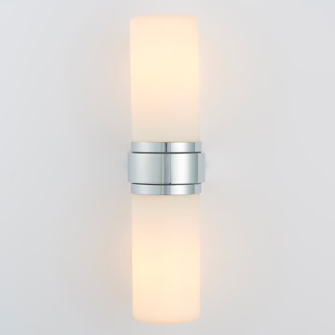 Endon Lighting Chrome Tal Double Bathroom Wall Light
